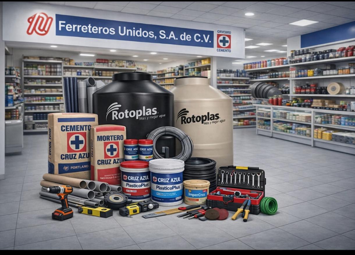 Instalaciones de Ferreteros Unidos — Distribuidor de materiales de construcción en CDMX