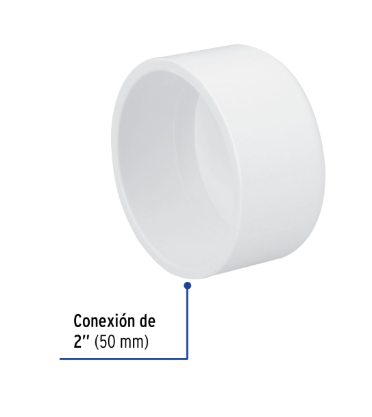Venta de TAPON PVC HID. 2" (Mueble de Baño) en CDMX | Ferreteros Unidos
