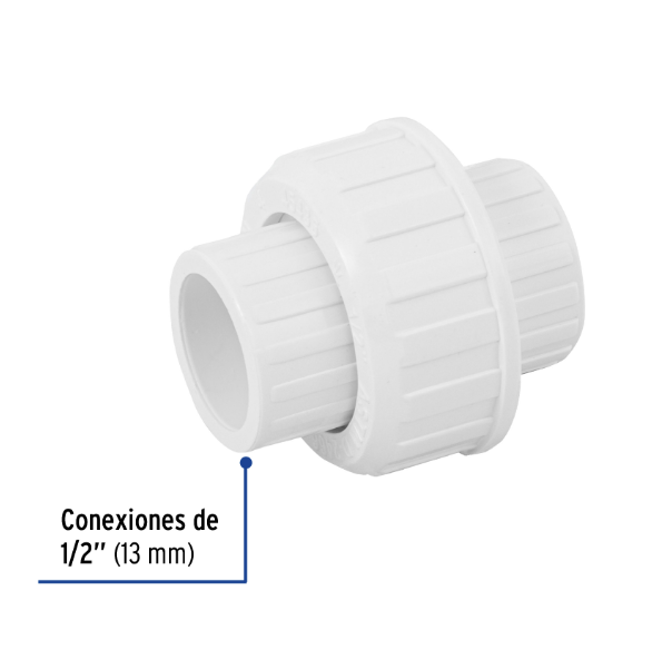 Venta de TUERCA UNION PVC HID. 1/2" (Mueble de Baño) en CDMX | Ferreteros Unidos
