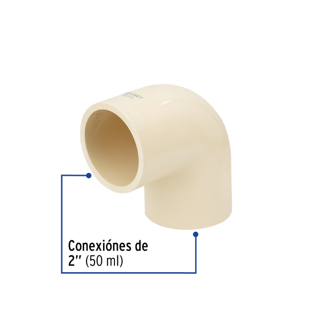 Venta de CODO CPVC 2" X 90 (Mueble de Baño) en CDMX | Ferreteros Unidos