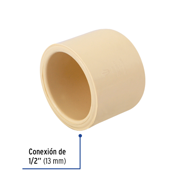 Venta de TAPON CPVC 1/2" (Mueble de Baño) en CDMX | Ferreteros Unidos