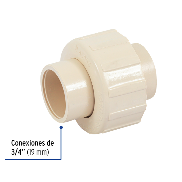 Venta de TUERCA UNION CPVC 3/4" (Mueble de Baño) en CDMX | Ferreteros Unidos