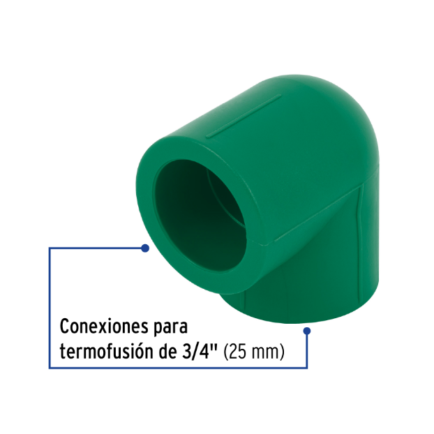 Venta de CODO PPR 3/4" X 90 (Mueble de Baño) en CDMX | Ferreteros Unidos