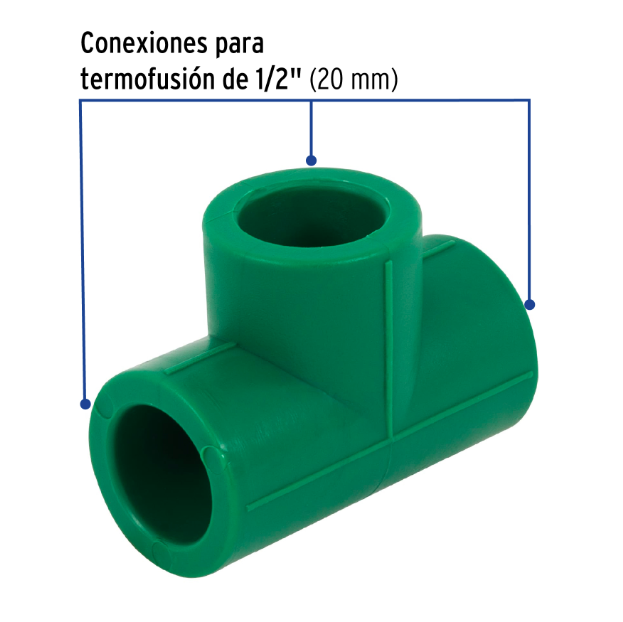 Venta de TEE PPR 1/2" (Mueble de Baño) en CDMX | Ferreteros Unidos