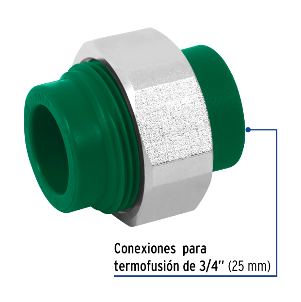 Venta de TUERCA UNION PPR 3/4" (Mueble de Baño) en CDMX | Ferreteros Unidos